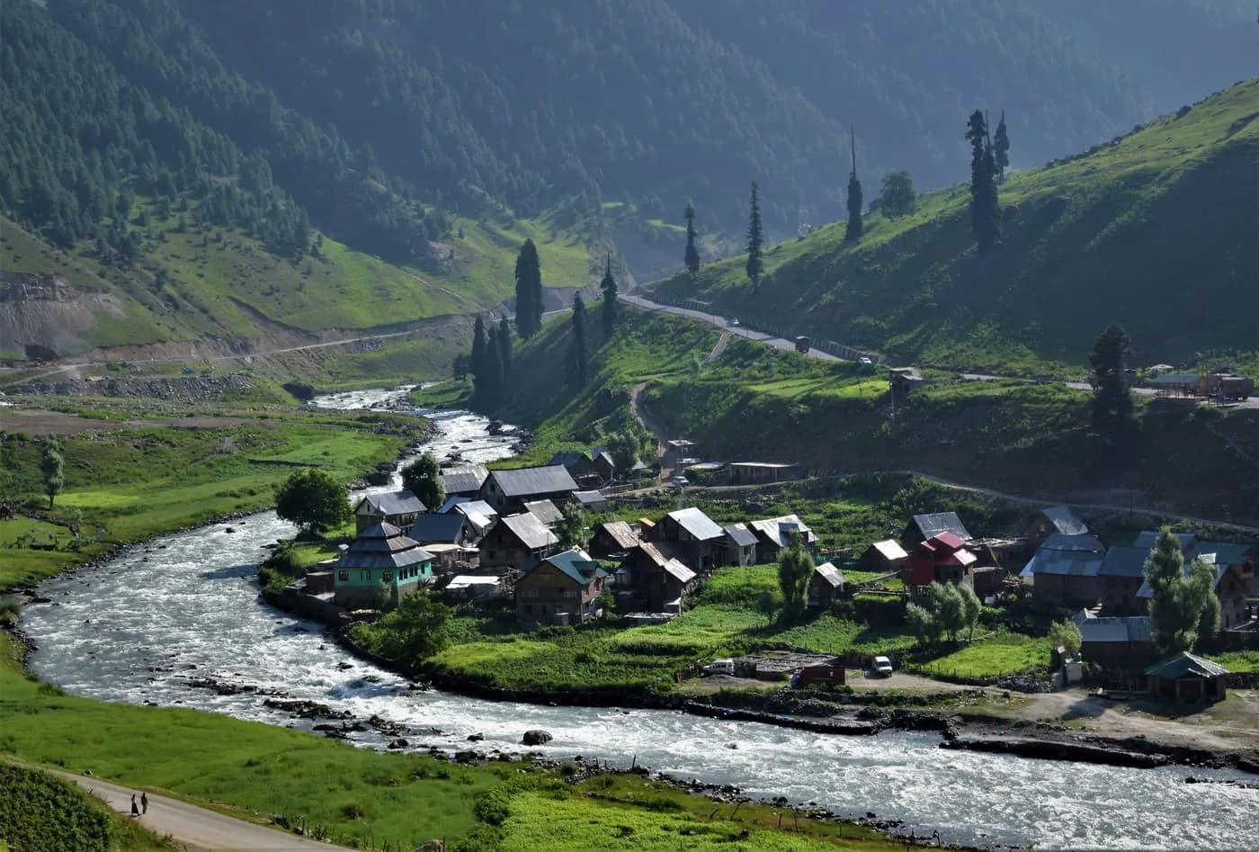 Mountain valley in Khyber Pakhtunkhwa